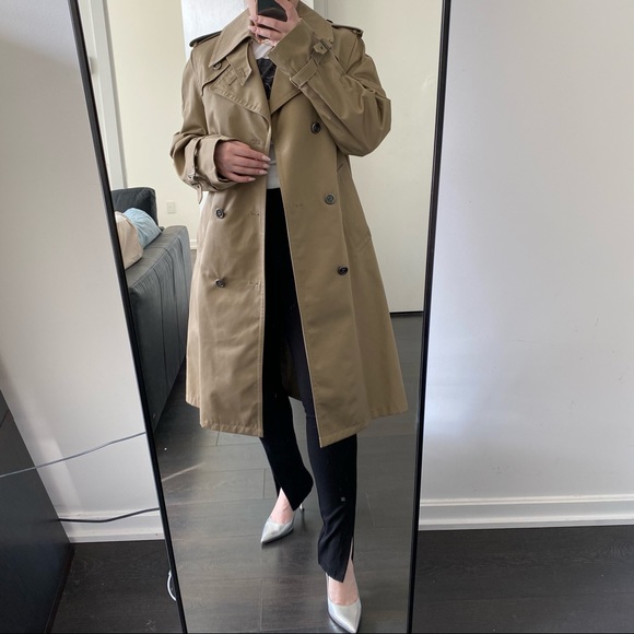 Pierre Cardin Cotton Trench Coat Rain Coat - Picture 2 of 12